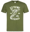 Чоловіча футболка Extreme Motocross Оливковий Чоловіча футболка Extreme Motocross Оливковий фото