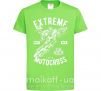 Детская футболка Extreme Motocross Лаймовый фото