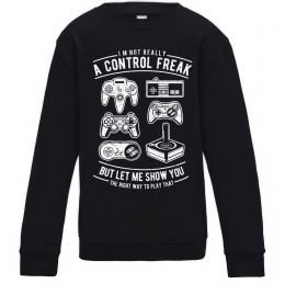Детский Свитшот A Control Freak
