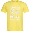 Чоловіча футболка A Control Freak Лимонний фото