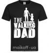 Мужская футболка The walking dad Черный фото