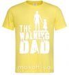 Чоловіча футболка The walking dad Лимонний фото
