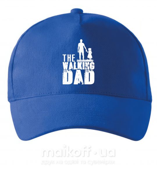 Кепка The walking dad Ярко-синий фото