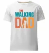 Мужская премиум футболка The walking dad Белый фото