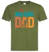 Чоловіча футболка The walking dad Оливковий Чоловіча футболка The walking dad Оливковий фото