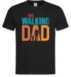 Мужская футболка The walking dad Черный фото