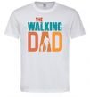 Мужская футболка The walking dad Белый фото