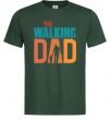 Мужская футболка The walking dad Темно-зеленый фото