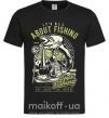Мужская футболка All About Fishing Черный фото