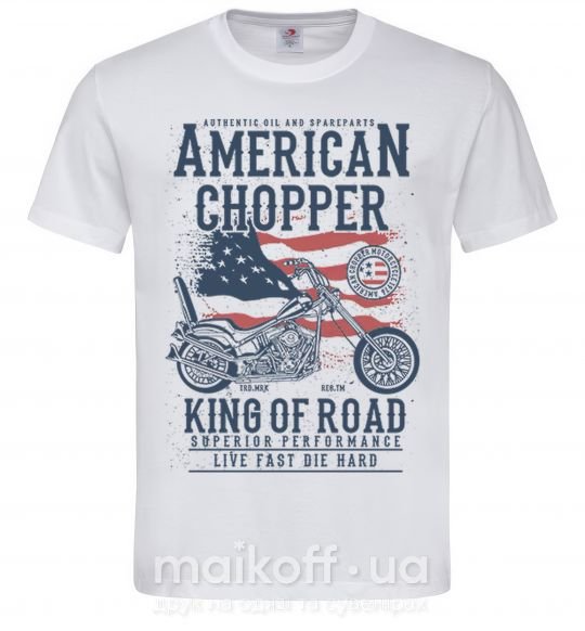 Мужская футболка American Chopper Белый фото