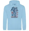 Чоловіча толстовка (худі) Bicycle Race Блакитний фото