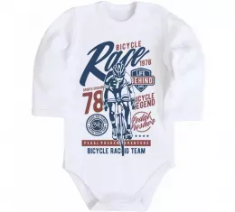 Детский боди Bicycle Race Белый фото