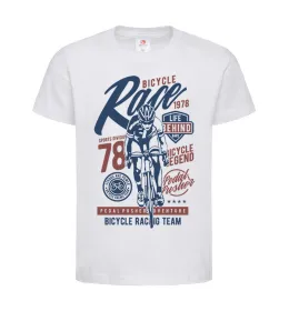 Детская футболка Bicycle Race Белый фото