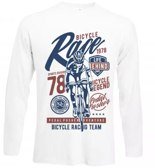 Лонгслив Bicycle Race Белый фото