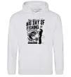 Чоловіча толстовка (худі) Big Day of Fishing Сірий меланж фото