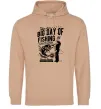 Чоловіча толстовка (худі) Big Day of Fishing Пісочний фото