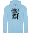 Мужская толстовка (худи) Big Day of Fishing Голубой фото