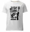 Мужская премиум футболка Big Day of Fishing Белый фото