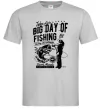 Мужская футболка Big Day of Fishing Серый фото