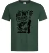 Мужская футболка Big Day of Fishing Темно-зеленый фото