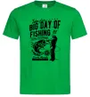 Мужская футболка Big Day of Fishing Зеленый фото