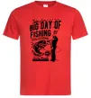 Мужская футболка Big Day of Fishing Красный фото