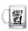 Чашка скляна Big Day of Fishing Прозорий фото
