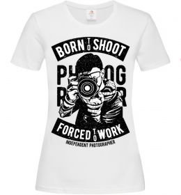 Жіноча футболка Born To Shoot