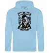 Женская толстовка (худи) Born To Shoot Голубой фото