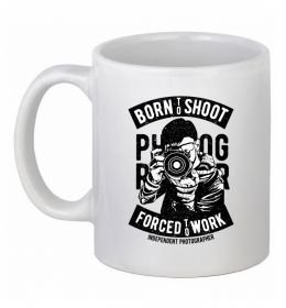 Чашка керамическая Born To Shoot
