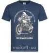 Мужская футболка Biker Lifestyle Темно-синий фото