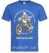 Чоловіча футболка Biker Lifestyle Яскраво-синій фото