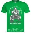 Мужская футболка Biker Lifestyle Зеленый фото
