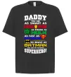 Футболка Оверсайз Daddy superhero Чорний Футболка Оверсайз Daddy superhero Чорний фото