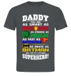 Чоловіча футболка Daddy superhero Графіт Чоловіча футболка Daddy superhero Графіт фото