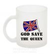 Чашка стеклянная God save the queen Фроузен фото