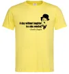 Мужская футболка A day without laughter ia day wasted Лимонный Мужская футболка A day without laughter ia day wasted Лимонный фото