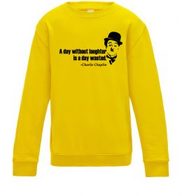 Детский Свитшот A day without laughter ia day wasted Детский Свитшот A day without laughter ia day wasted