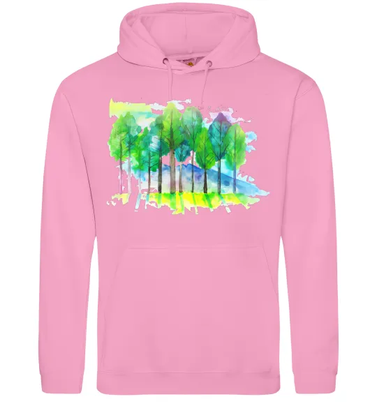 Чоловіча толстовка (худі) Пейзаж Рожевий фото