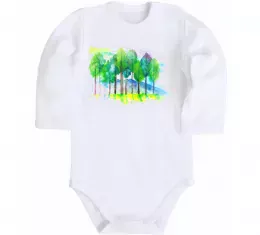 Детский боди Resist plastic Белый фото