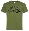 Чоловіча футболка Первое апреля Оливковий Чоловіча футболка Первое апреля Оливковий фото