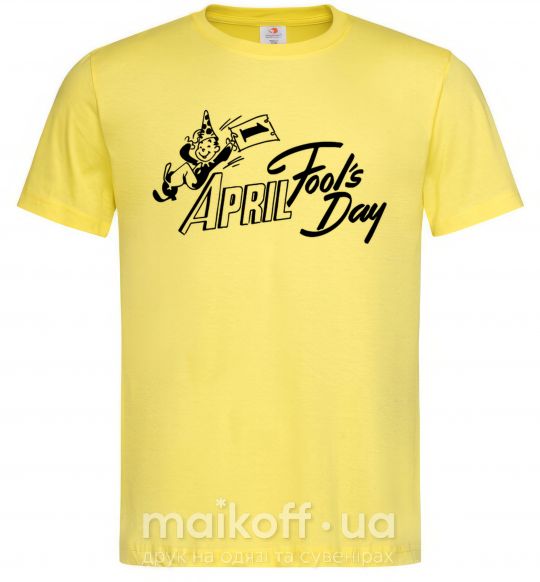 Мужская футболка Первое апреля Лимонный фото