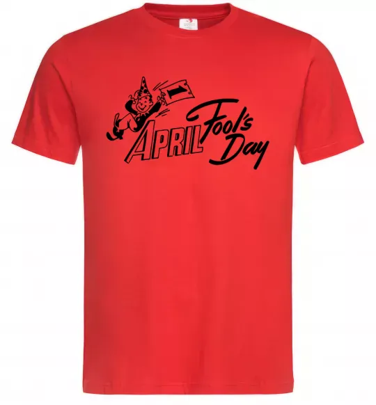 Чоловіча футболка Первое апреля Червоний фото