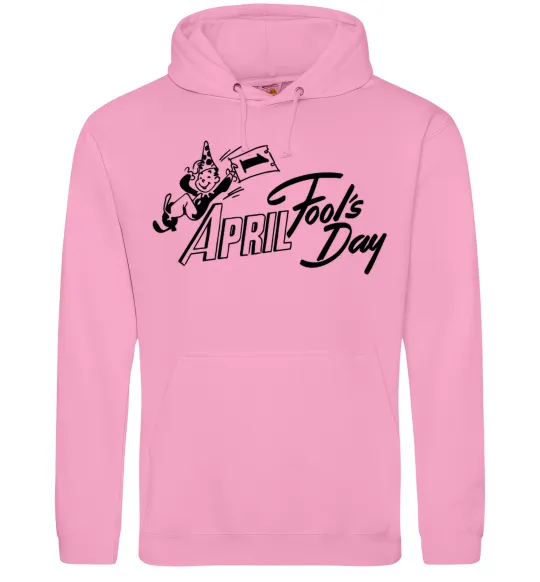 Женская толстовка (худи) Первое апреля Розовый фото