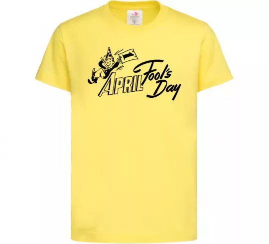 Дитяча футболка Первое апреля Лимонний фото