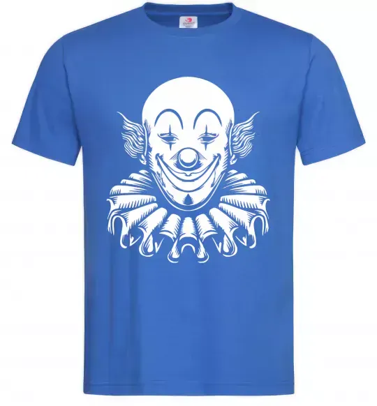 Мужская футболка Clown Ярко-синий фото