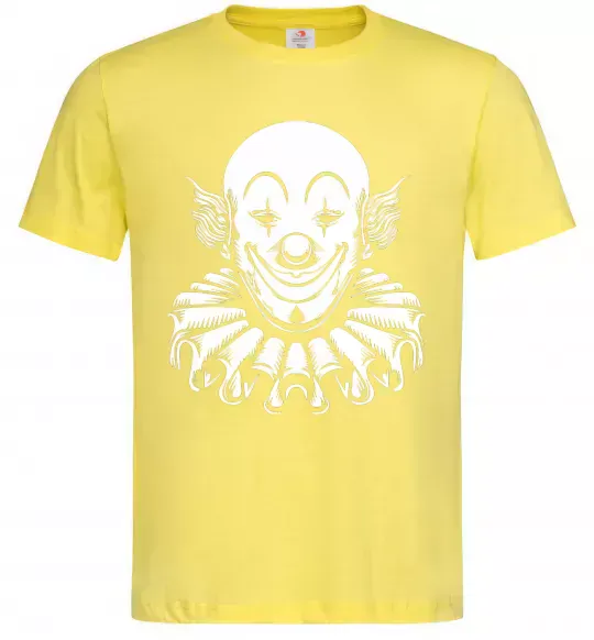 Мужская футболка Clown Лимонный фото
