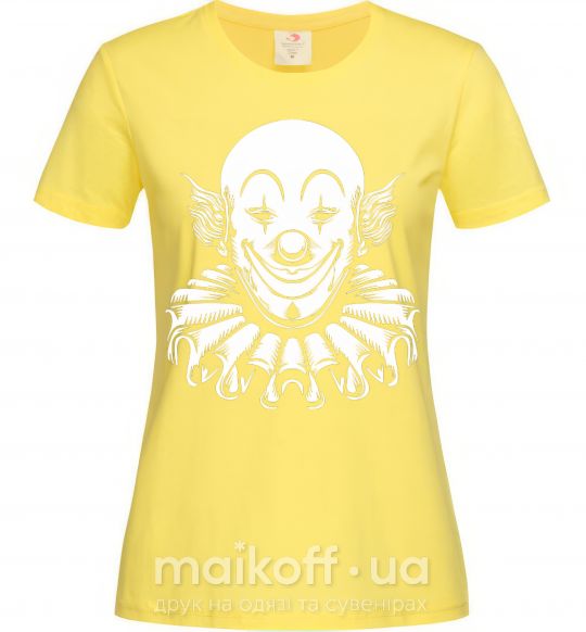 Жіноча футболка Clown Лимонний фото