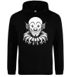 Женская толстовка (худи) Clown Черный фото