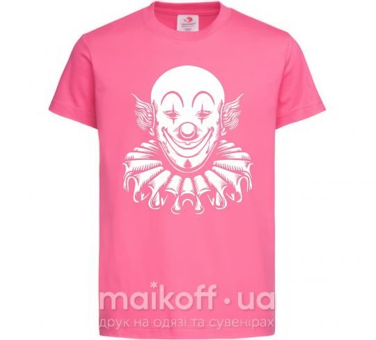 Детская футболка Clown Ярко-розовый фото